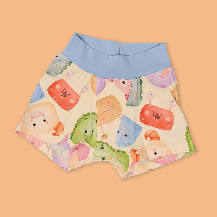 Comfiest Kids' Underwear - Boxers - Cute Monsters for wholesale by WunderUndies