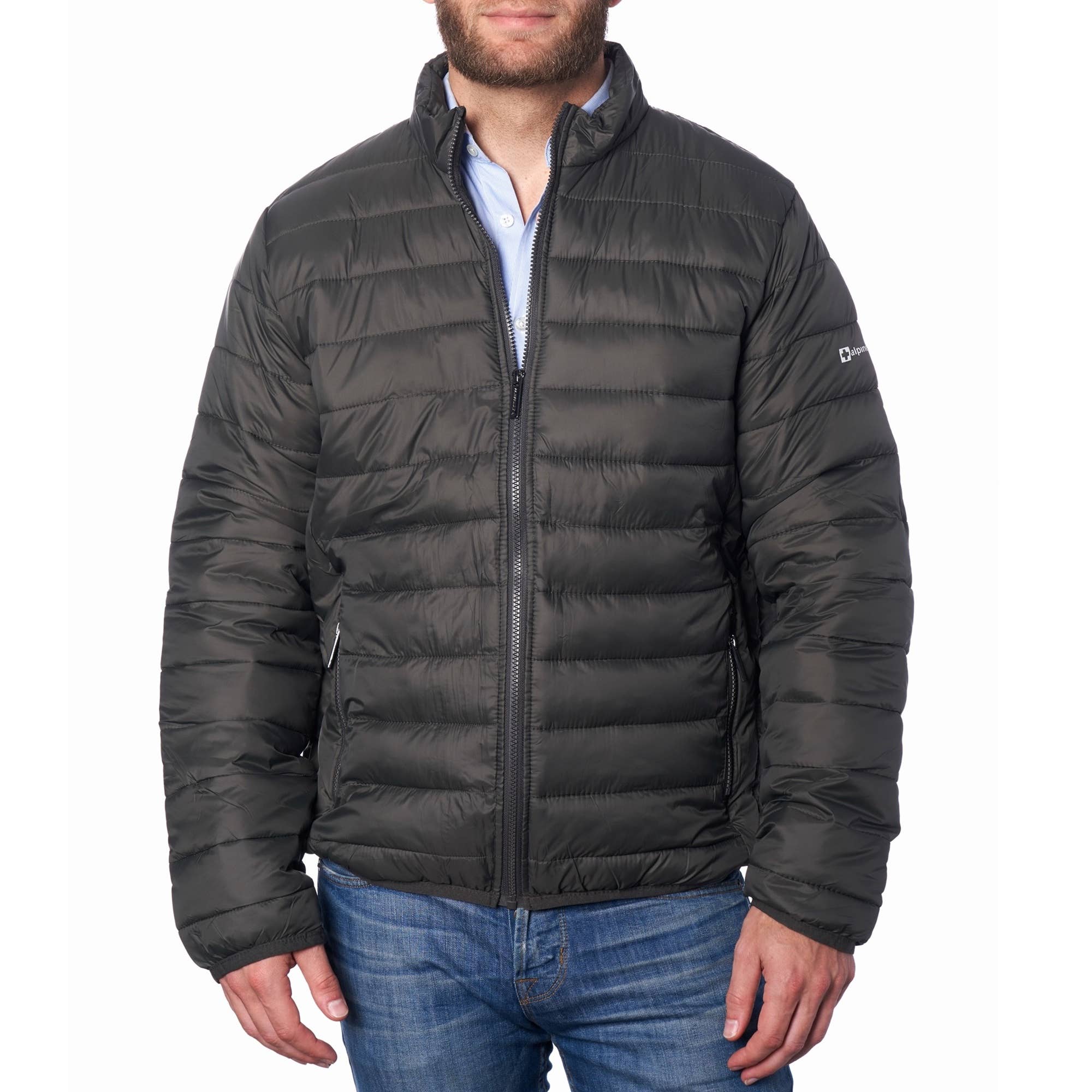 Alpine Swiss - Wholesale Puffer Jacket - Men's - Niko Packable Light Mens Down Alternative Puffer Jacket Bubb7