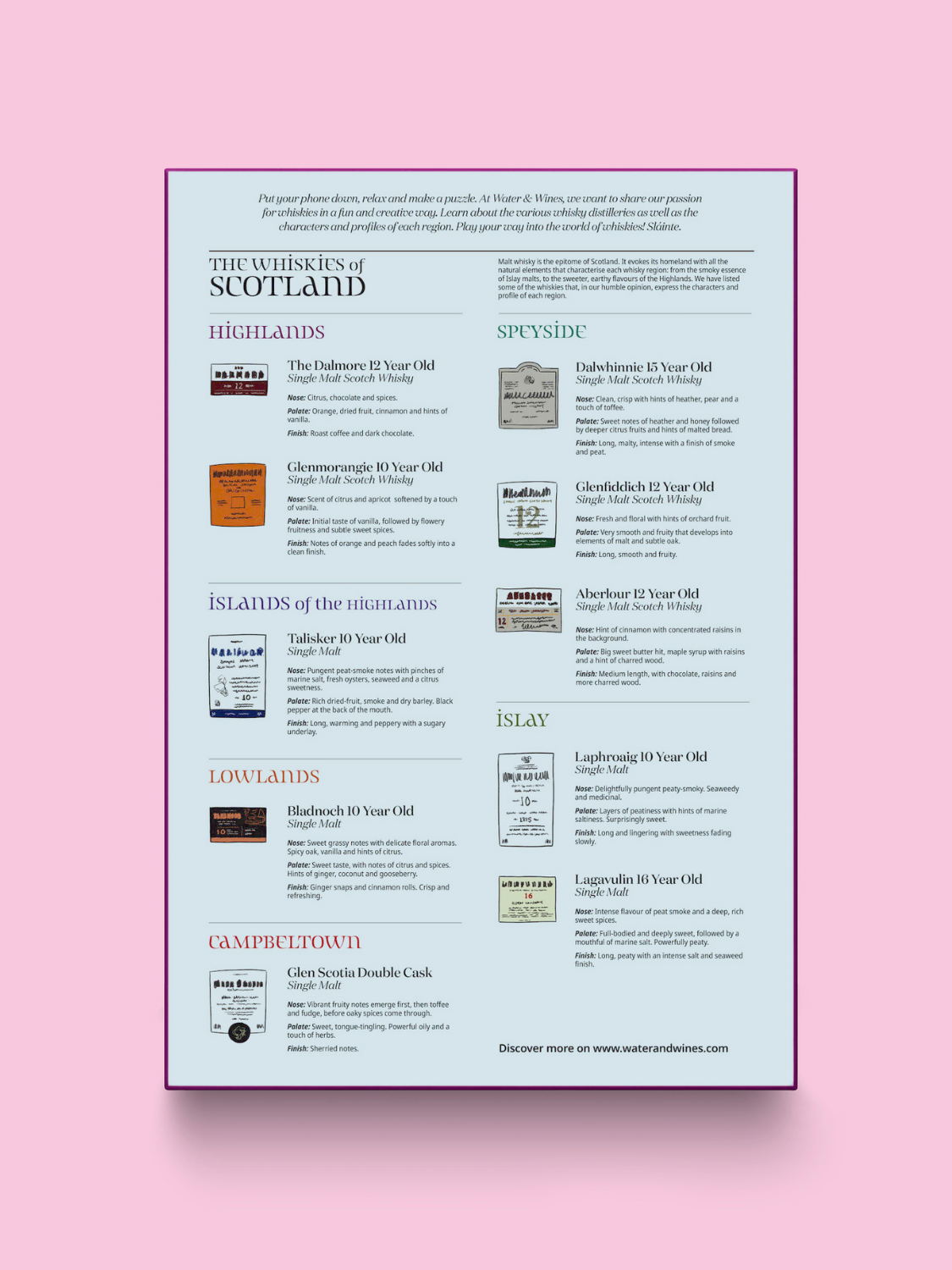 Water & Wines US - Wholesale Puzzle - Adult - Scotch Whisky Puzzle6