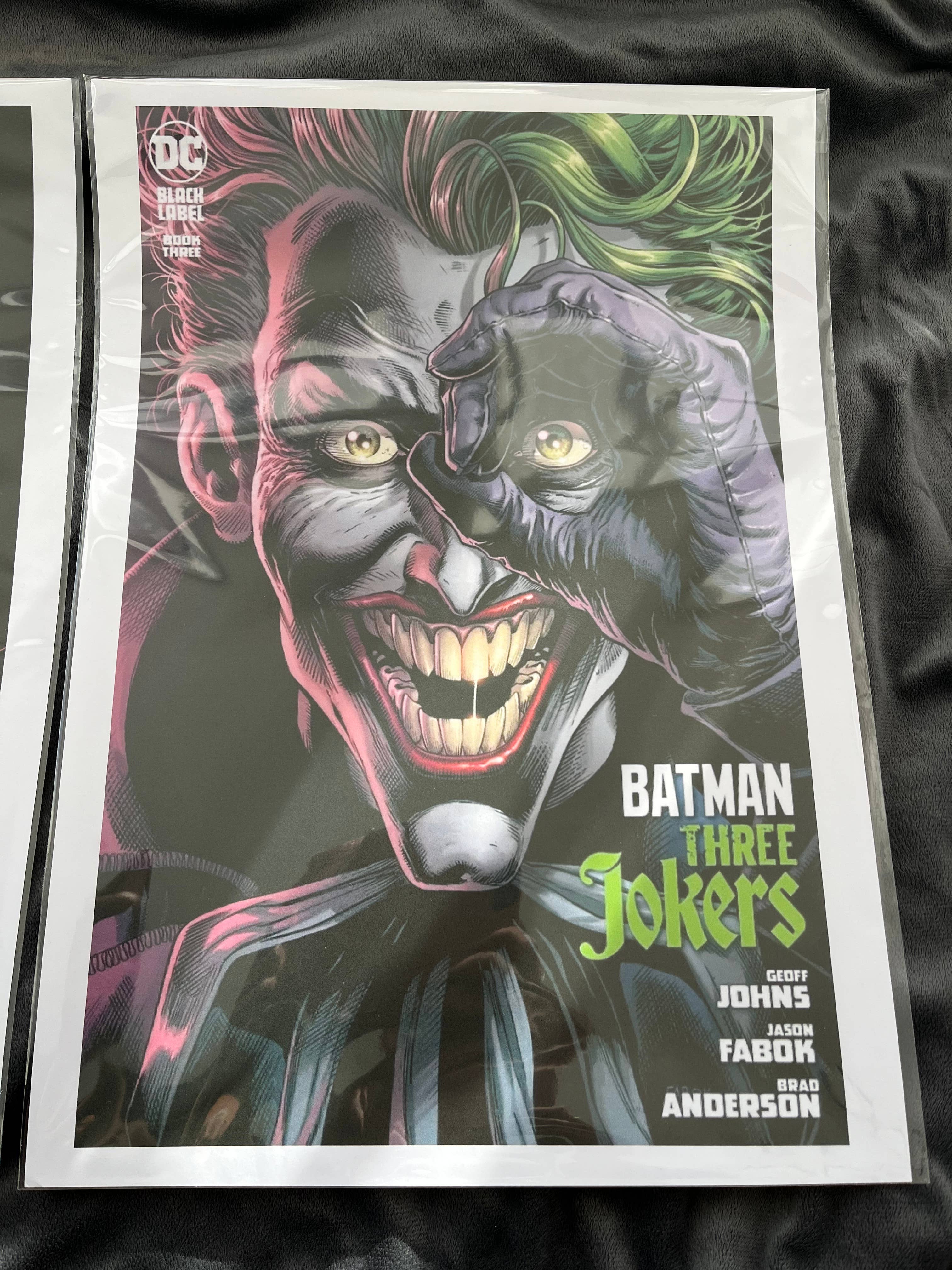 Billies Inks – Engroshandel Gallerivæg – Sæt med 3 Batman, Joker og Catwoman Black Label Print3