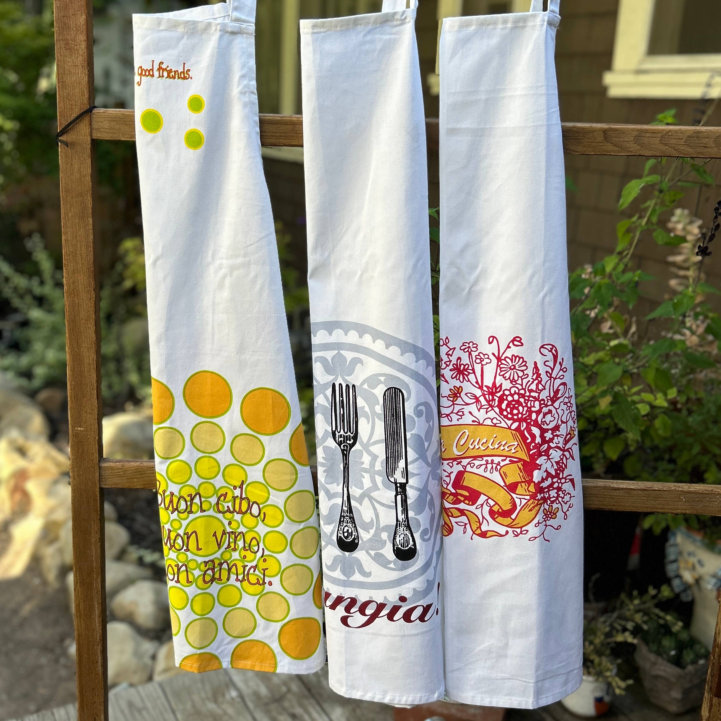 Jump That Moon – Toalha de chá por atacado – Toalha de prato Buon Cibo4