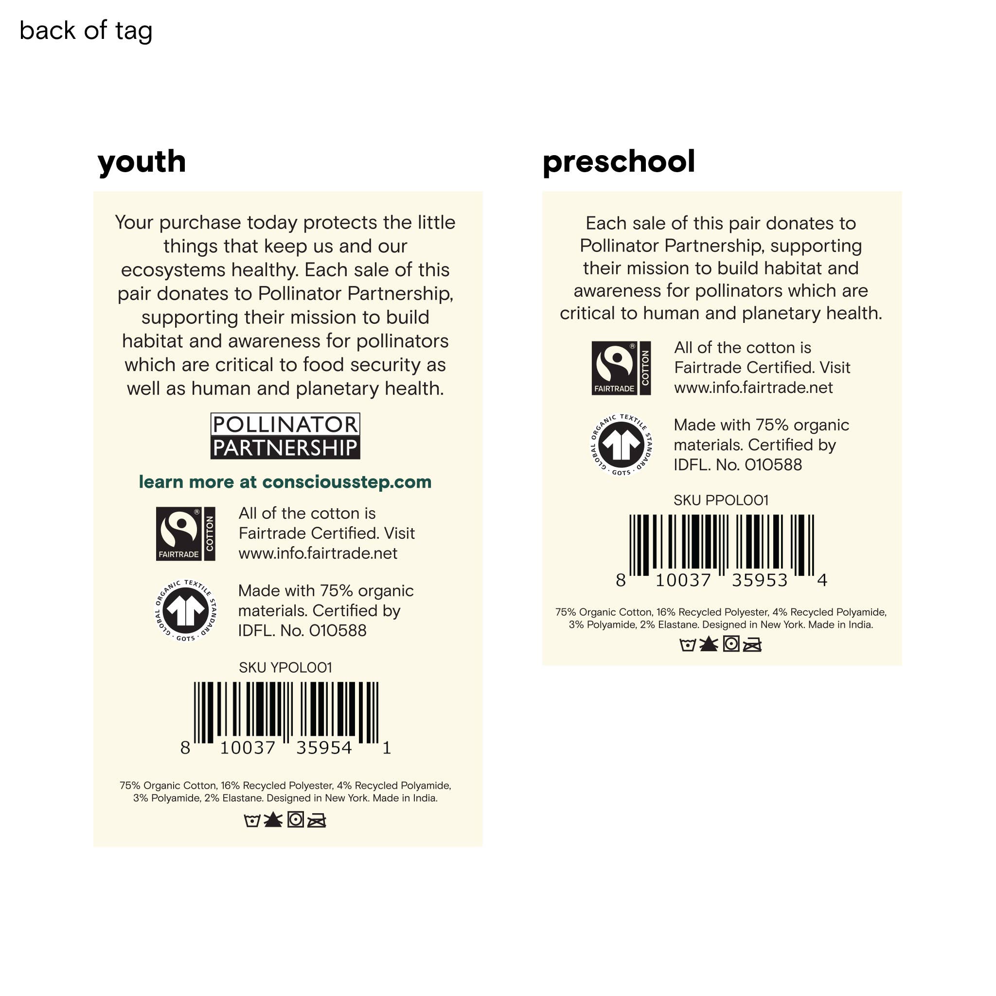 Conscious Step - Vendita all'ingrosso Calzini - Bambini - Calze per bambini che proteggono le farfalle4