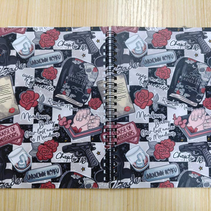 Haunting Adeline A5 Spiral Notebook for wholesale by Posh Paperie