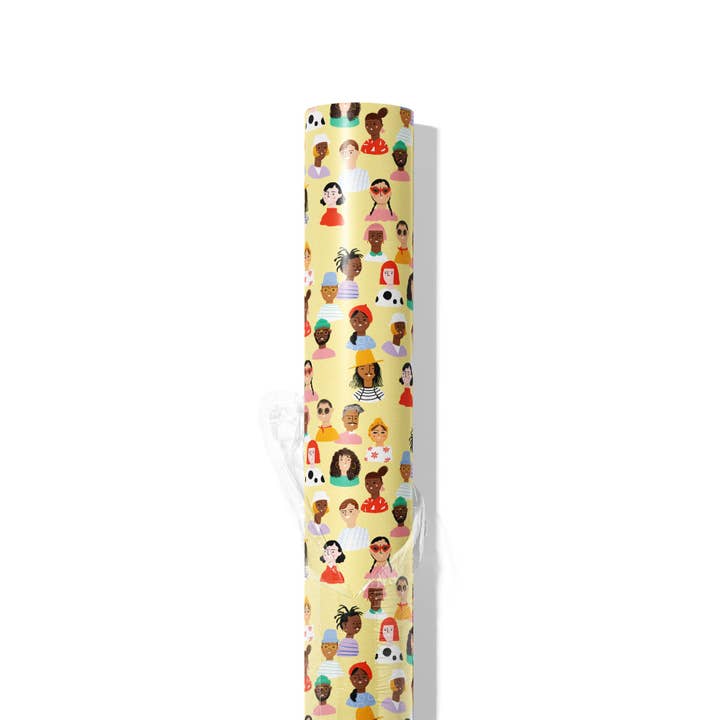 Carolyn Suzuki - Wholesale Wrapping Paper Roll - BEST CROWD EVER - Rolled Gift Wrap1