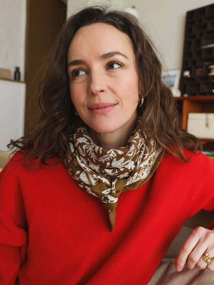 Calcutta Oliven Tørklæde til Voksne for engroshandel hos SO FAMILY