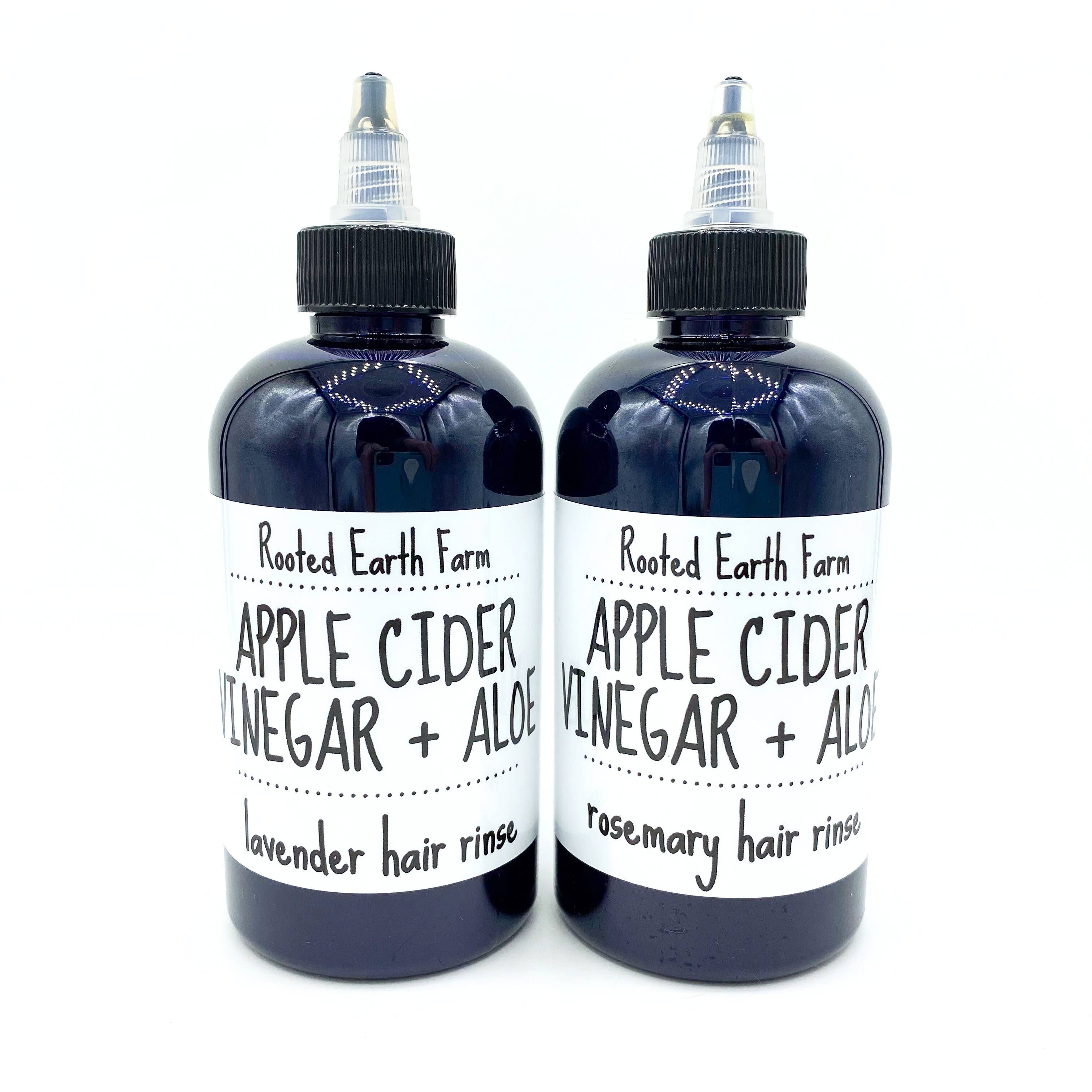 Rooted Earth Farm + Apothecary - Wholesale Scalp/Hair Treatment - Apple Cider Vinegar + Aloe Hair Rinse - 2 Scent Options ACV2