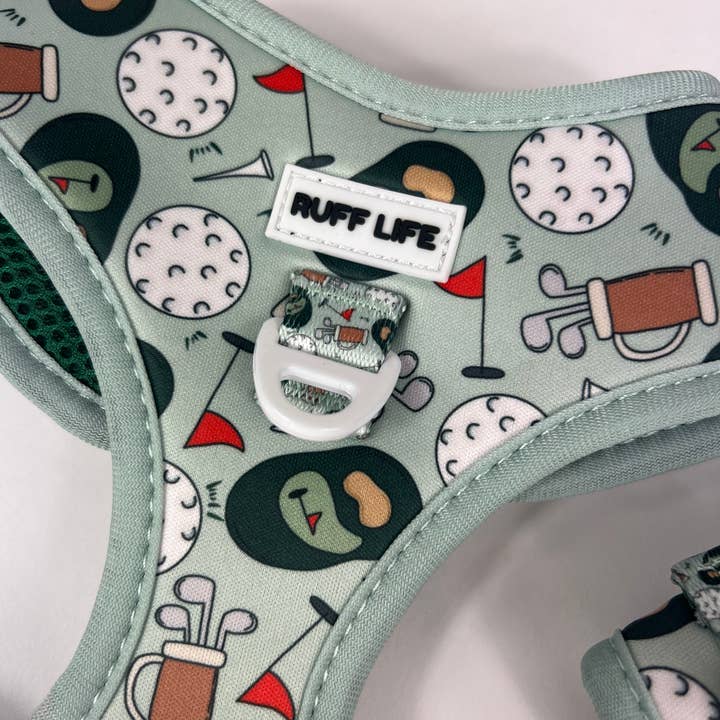 Ruff Life Clothing Co. - Vendita all'ingrosso Pettorina - Cani - Imbracatura Regolabile per Cani Paws on the Green Golf1