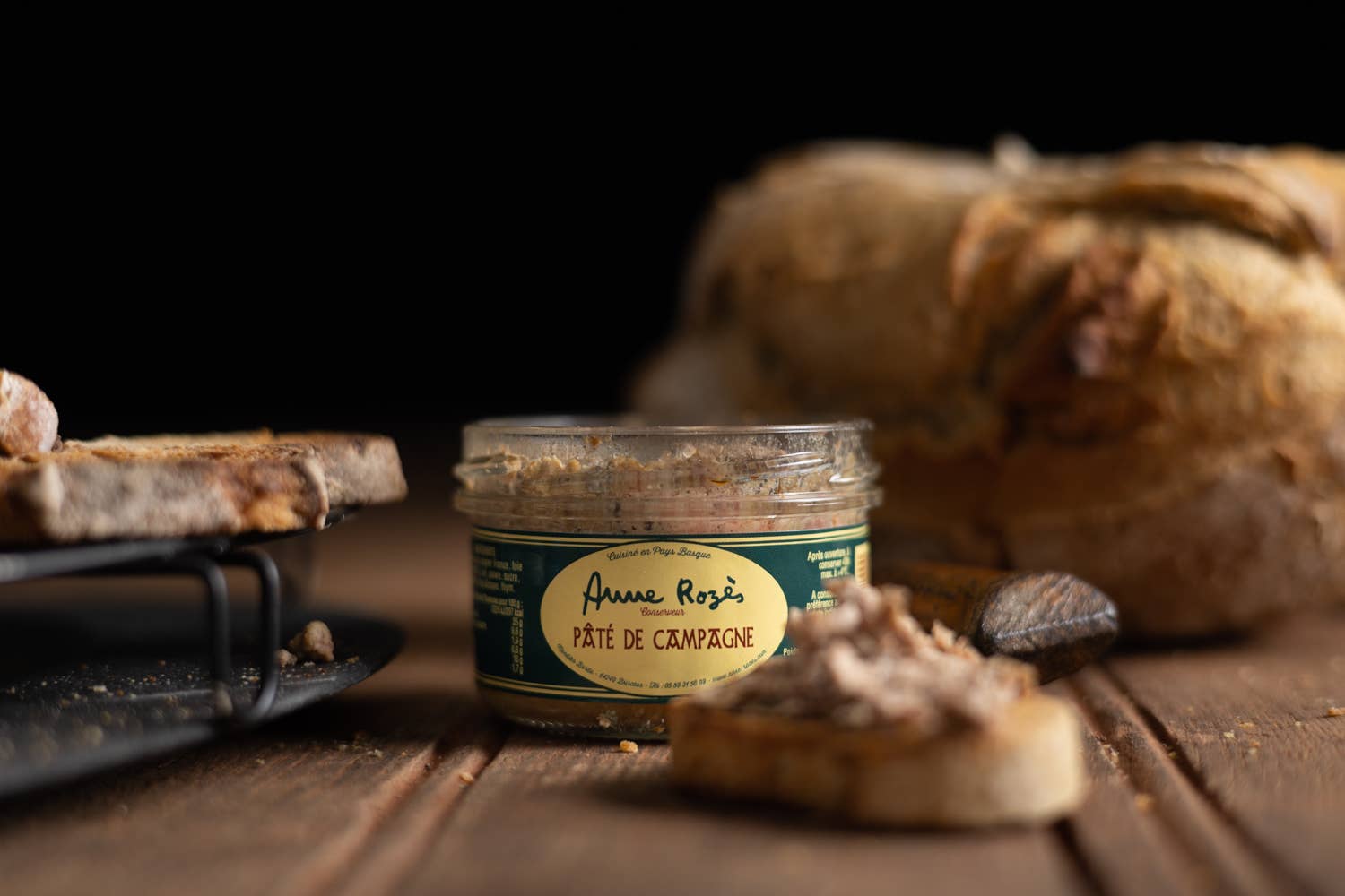 Anne Rozès - Wholesale Shelf Stable Prepared Meal - Country Pâté 190g1