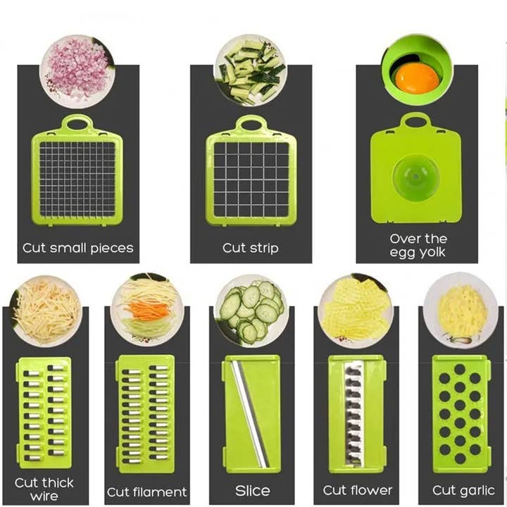 Haaro - Wholesale Kitchen Appliance - 12 in 1 Vegetable chopper For Kitchen Use