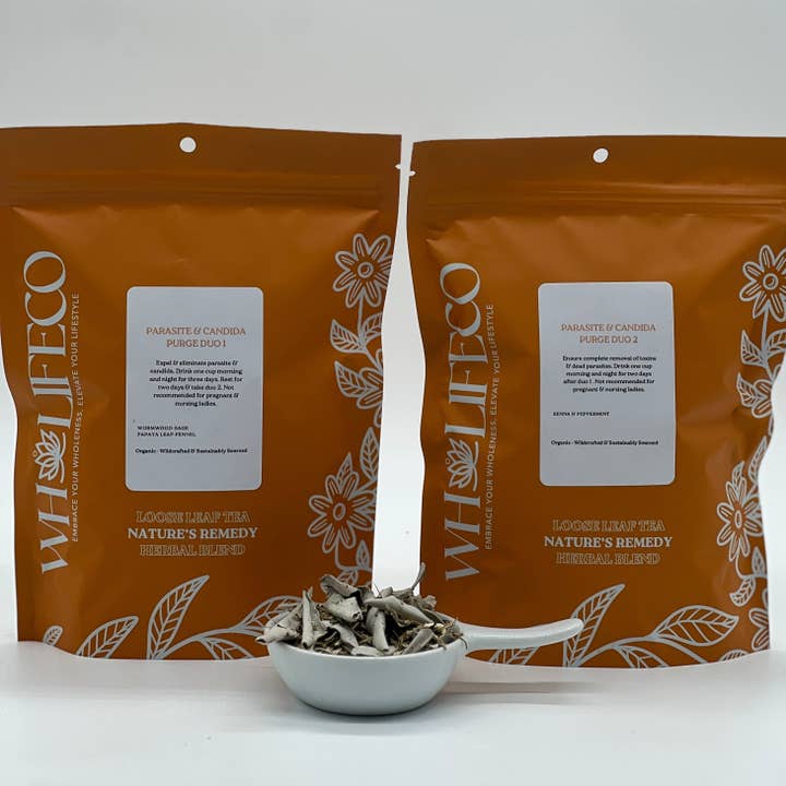 WHOLIFECO - Wholesale Health/Detox Tea - Parasite & Candida Purge Duo