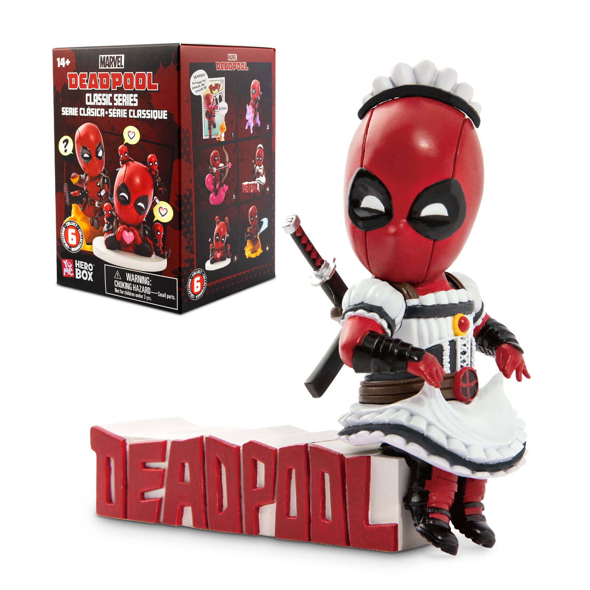 Toys Matter Inc. - Wholesale Figurine Toy - Kids - Marvel Deadpool Classic Series Hero Box - Blind Box CDU11