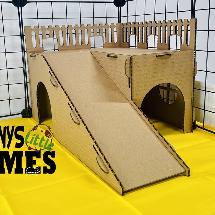 Cardboard Hide with Ramp for wholesale by Grannys Little Homes