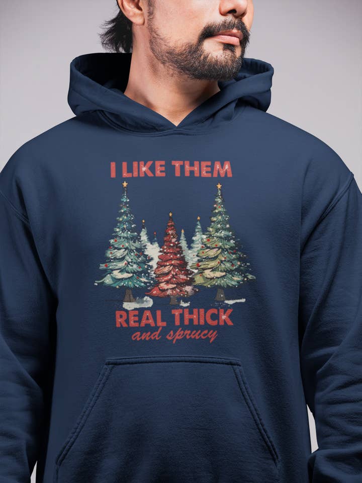 Thick and Sprucy Hoodie for wholesale by Hunt Hook Eat