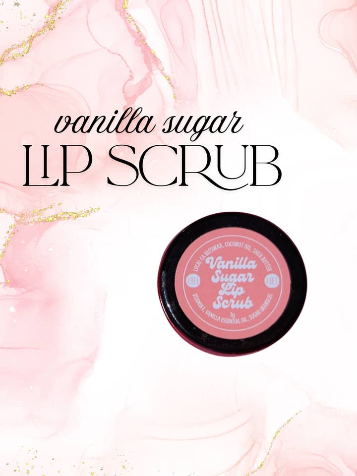 Esfoliante Labial de Açúcar de Baunilha | Esfoliante e Hidratante | loveBB por atacado de loveBB