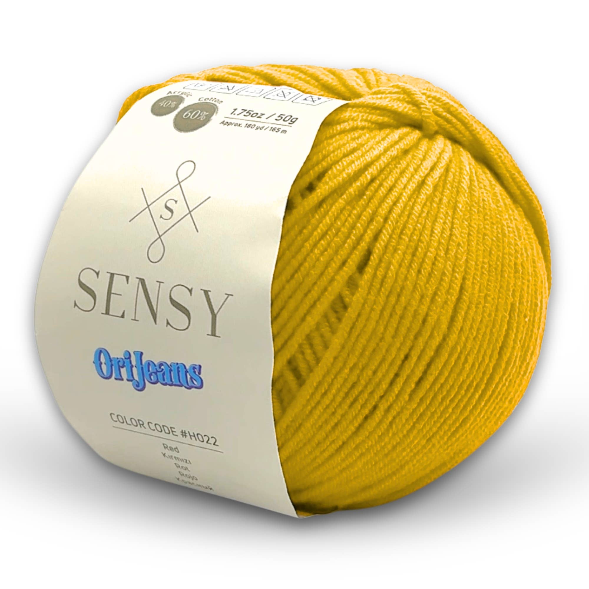 Sensy - Wholesale Yarn - Sensy OriJeans Yarn, 1.75 oz, 180 yards, Gauge 2 Fine4