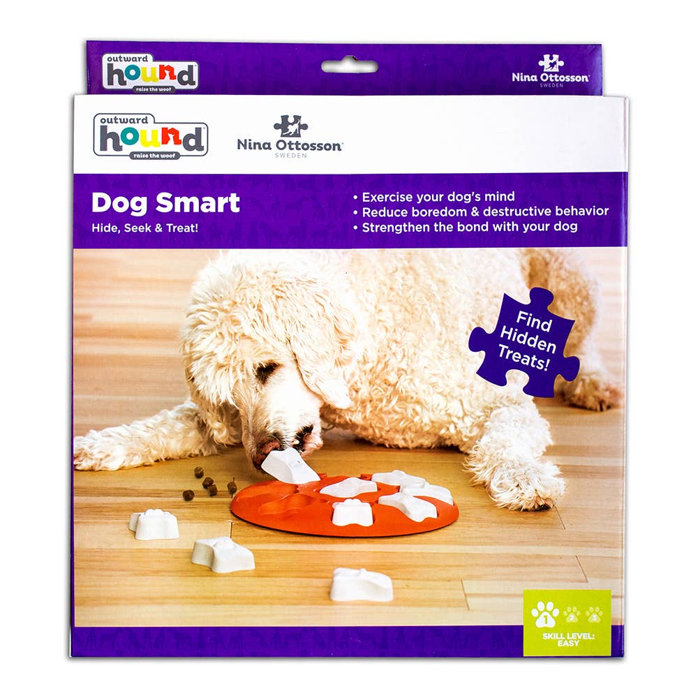 Pet Palette Distribution - Wholesale Pet Toy - Dog - Nina Ottosson Dog Smart Interactive Dog Puzzle Toy Orange2