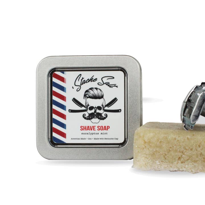 'Stache Salt - Wholesale Shave Soap - Men's - Shave Soap