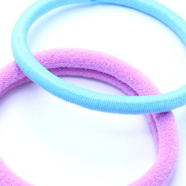 Inca UK - Wholesale Hair Tie - Mixed Elastics - Pastels - Card of 122