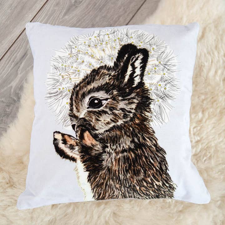 Funda de cojín de terciopelo de conejo para venta al por mayor de Wild Whiskers