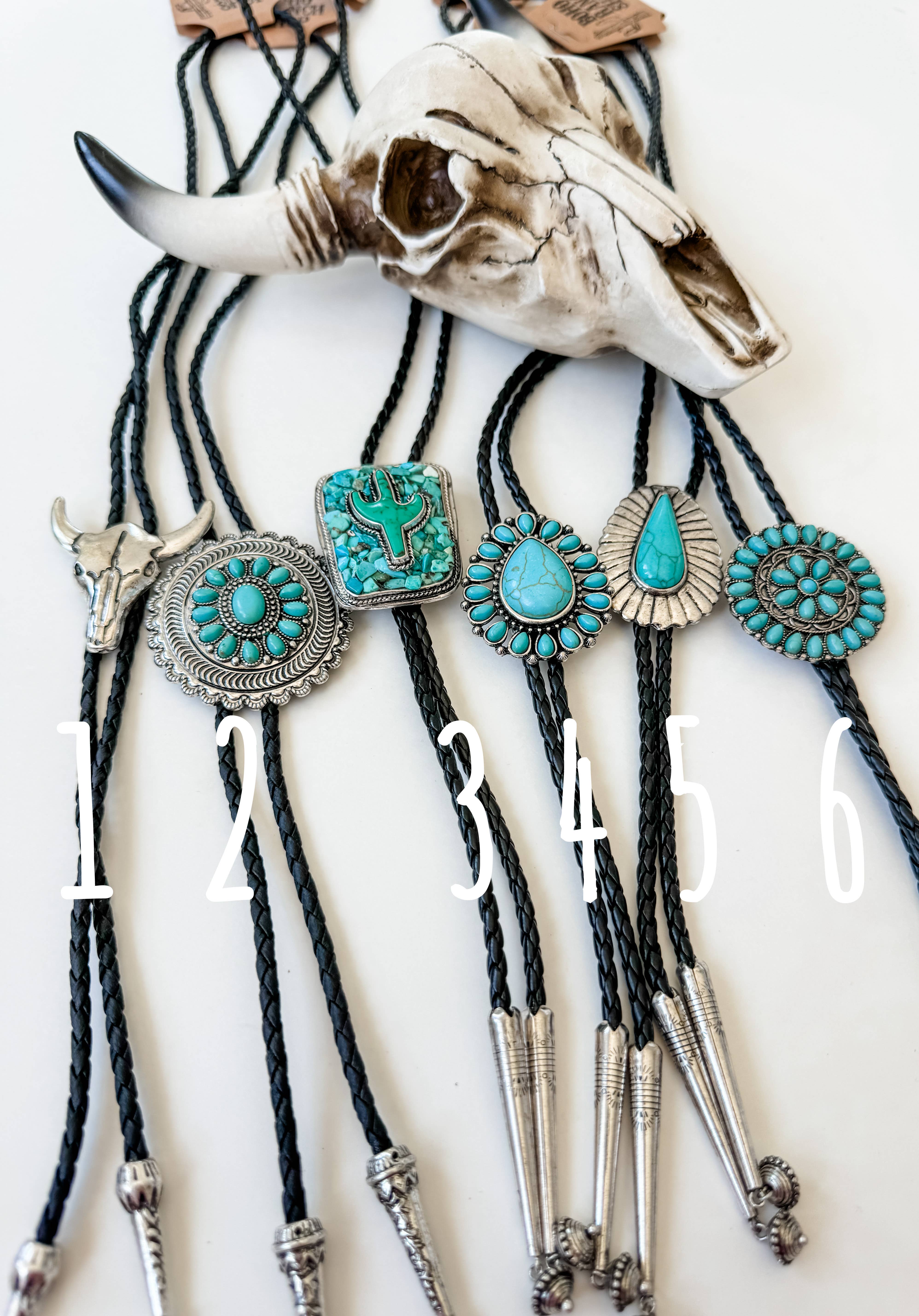 Boho Ranch Shop - Wholesale Pendant/Charm Necklace - Western Bolo Long Pendant Necklace16