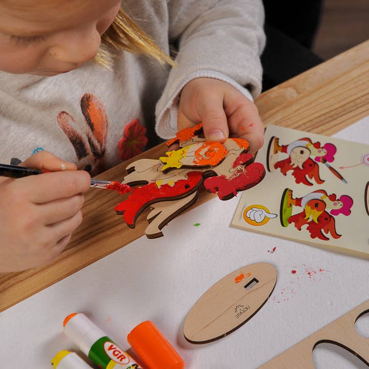 Ukrainian bridge - Wholesale DIY Craft Kit - Kids - Bouquet Kids Wooden Coloring Model Self Assembling Ugears1