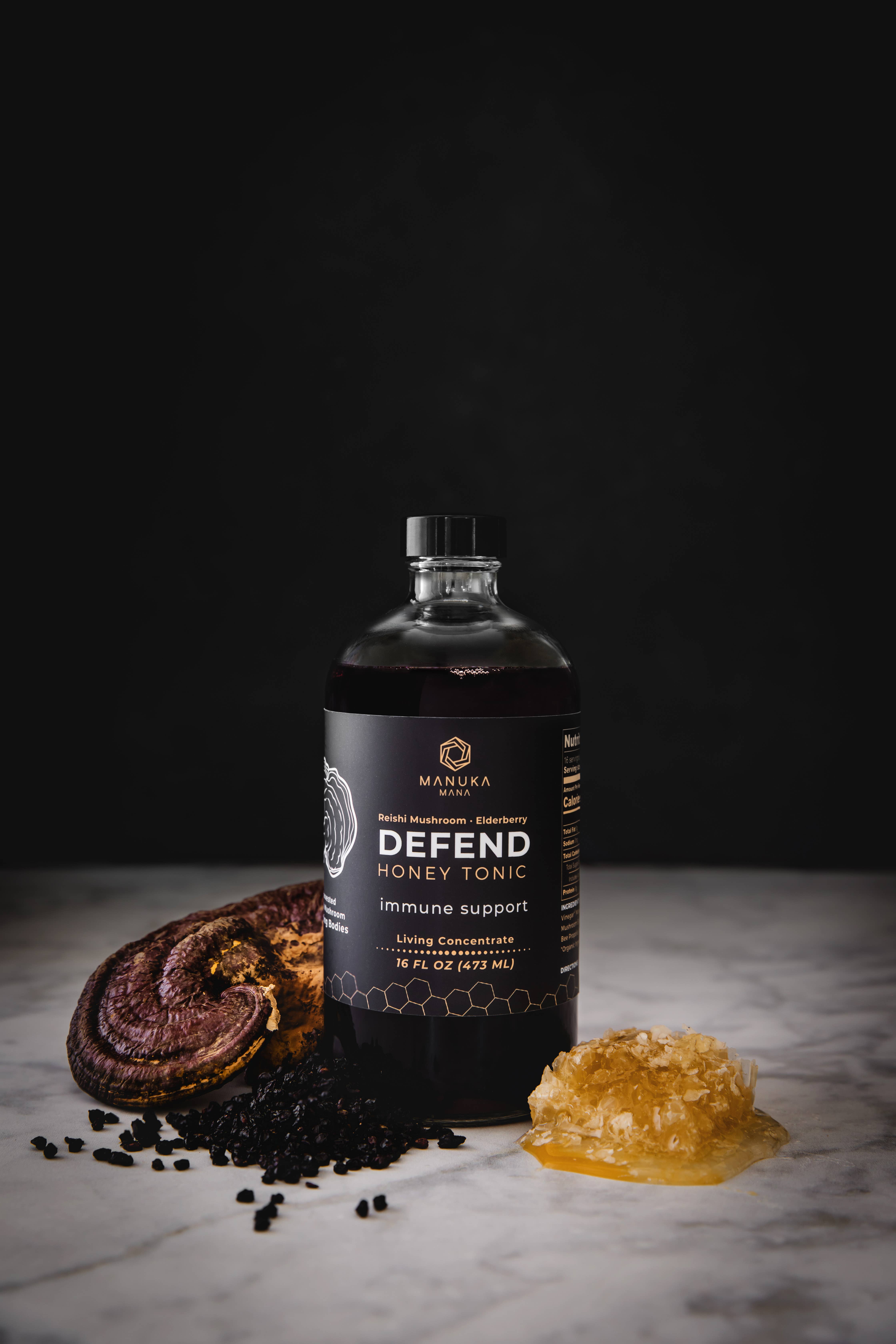 Manuka Mana - Wholesale Honey - Red Reishi DEFEND Honey Tonic1