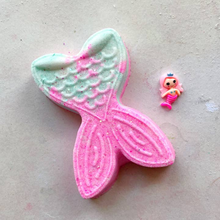 The Sister Made - Wholesale Bath Bomb/Fizz - Mermaid Bath Bomb - with toy inside!3