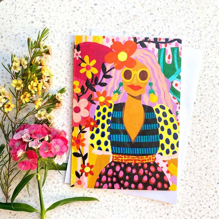 Creative Abundance – Artistic Inspiration Greeting Card for wholesale by Sandra Gale Studio