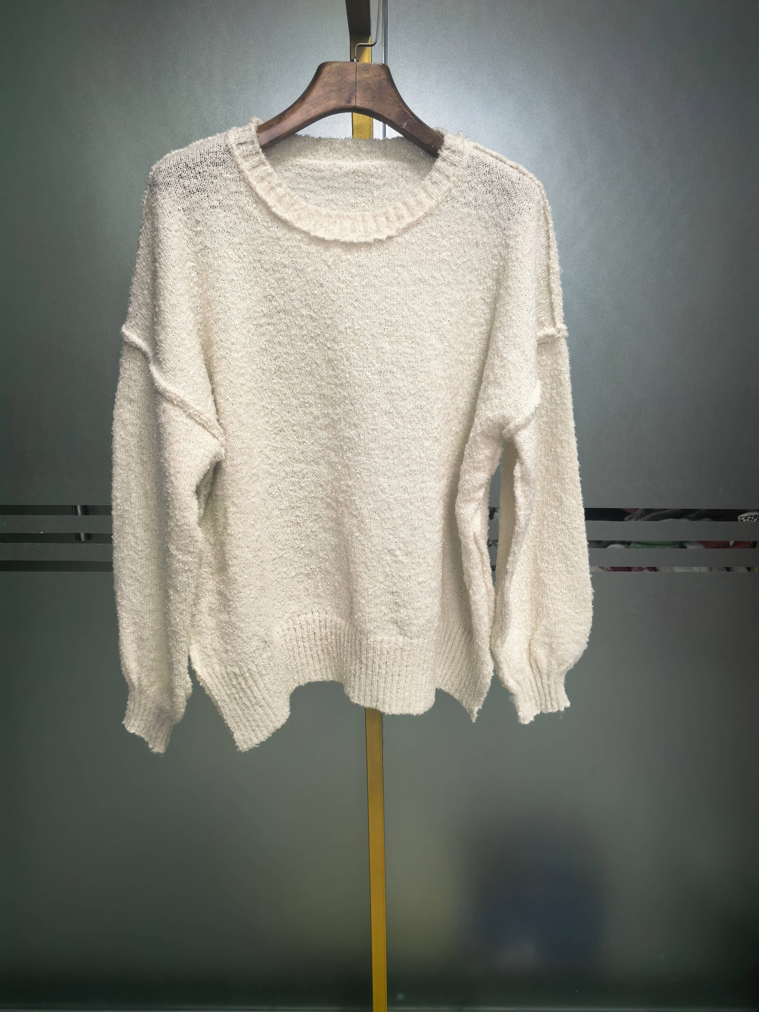 Hope & Sunshine – Engroshandel Tunika - Dame – Crewneck-sweater med sideslidser12