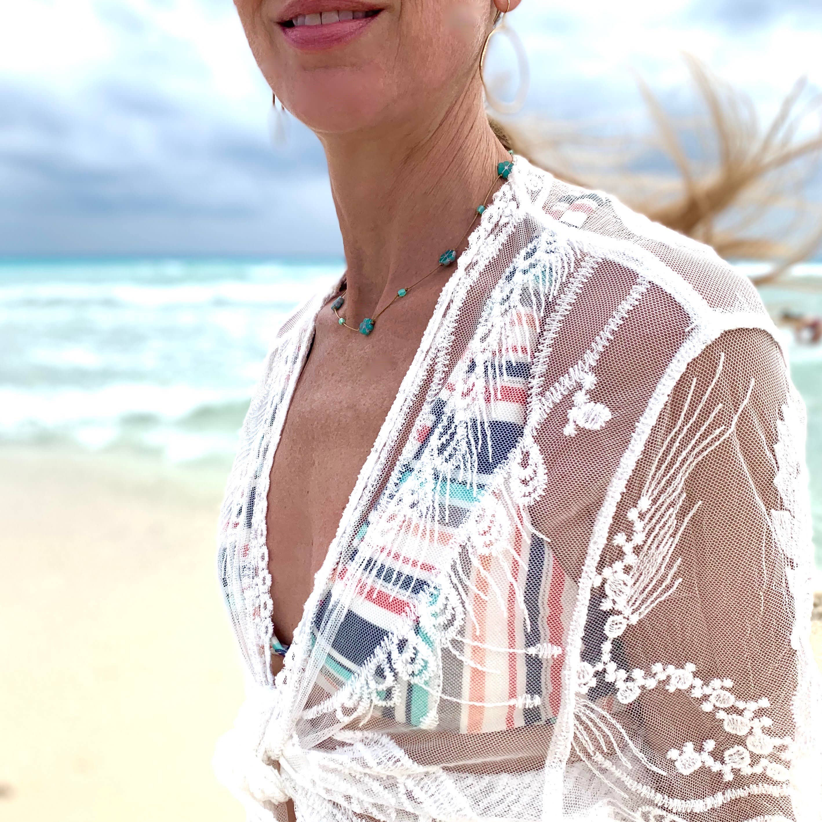 Jo Bird Jewelry – Engroshandel Perlehalskæde – Glem mig ikke halskæde14