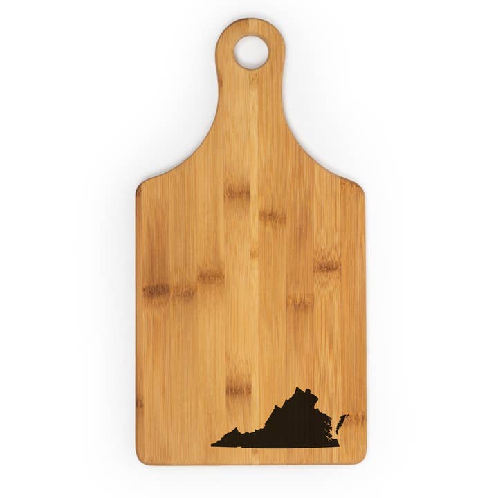 Nautically Northern - Wholesale Cutting Board - Engraved State Outline Cutting Board1