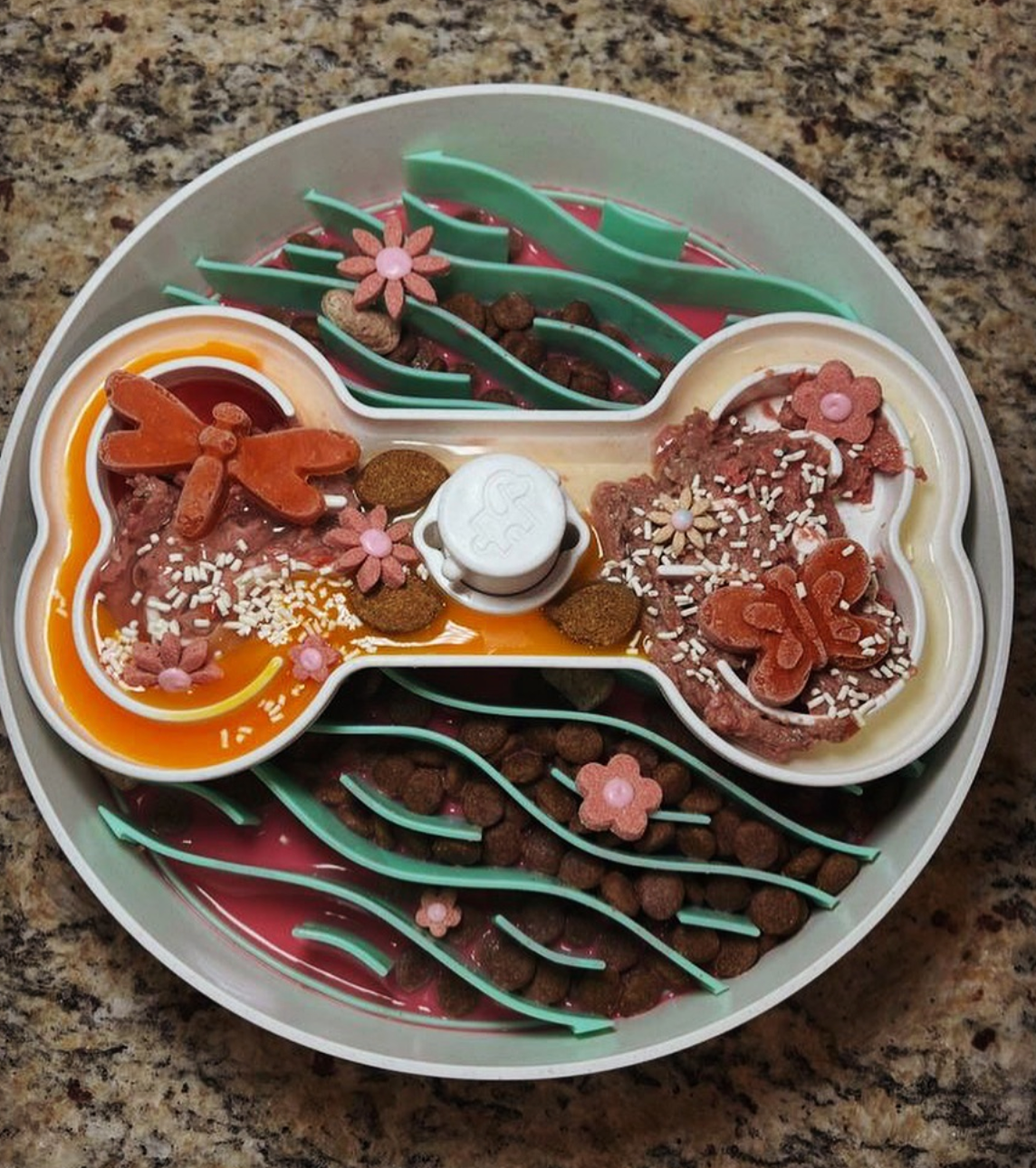 Pet Future llc - Wholesale Pet Bowl - Cat/Dog - Puzzle Feeder - Slower than a Slow Feeder Dog Bowl Dog Slow5