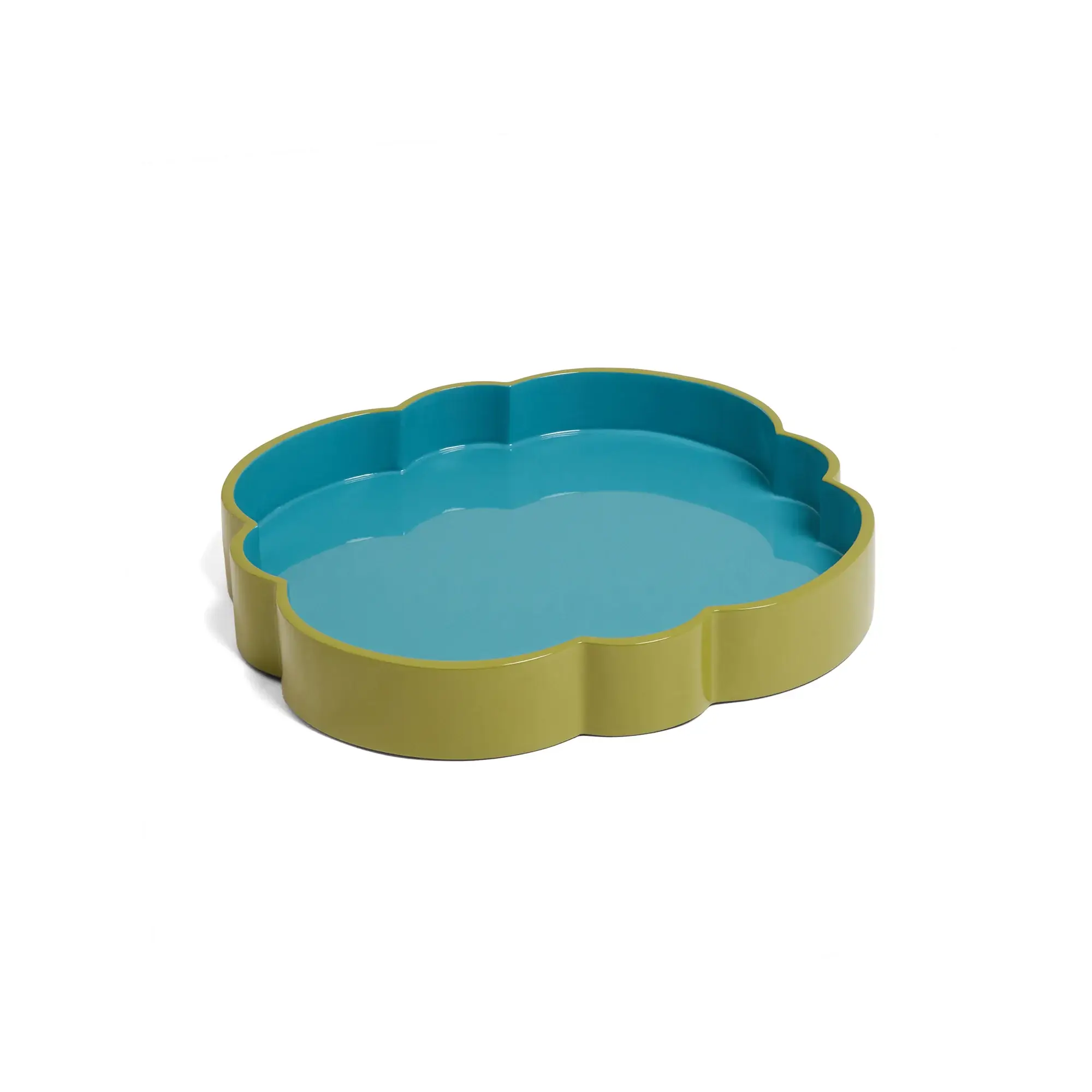 Host Home - Venta al por mayor Bandejas decorativas - BANDEJA DE LACA NUBE AZUL1