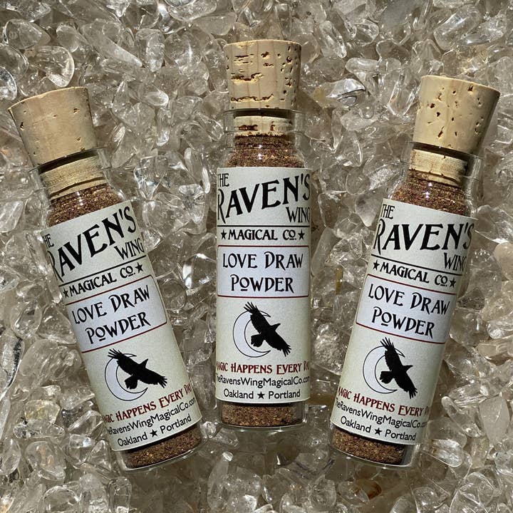 Love Draw Powder for wholesale by The Raven's Wing Magical Co-op