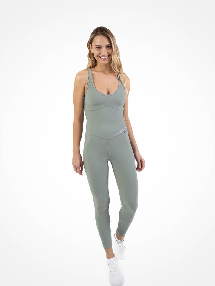 Forest love yogaheldragt i ribbet materiale for engroshandel hos Mono of Sweden