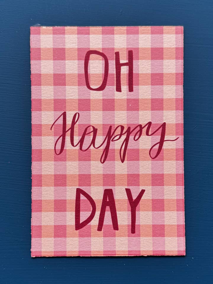 Oh Happy Day Postkarte für den Großhandel von Avis et Tigris