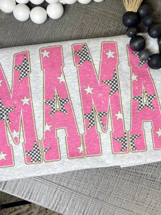 Pink Mama Stars (Gildan Sub T-Shirt) for wholesale by 1/2 Penny Wholesale