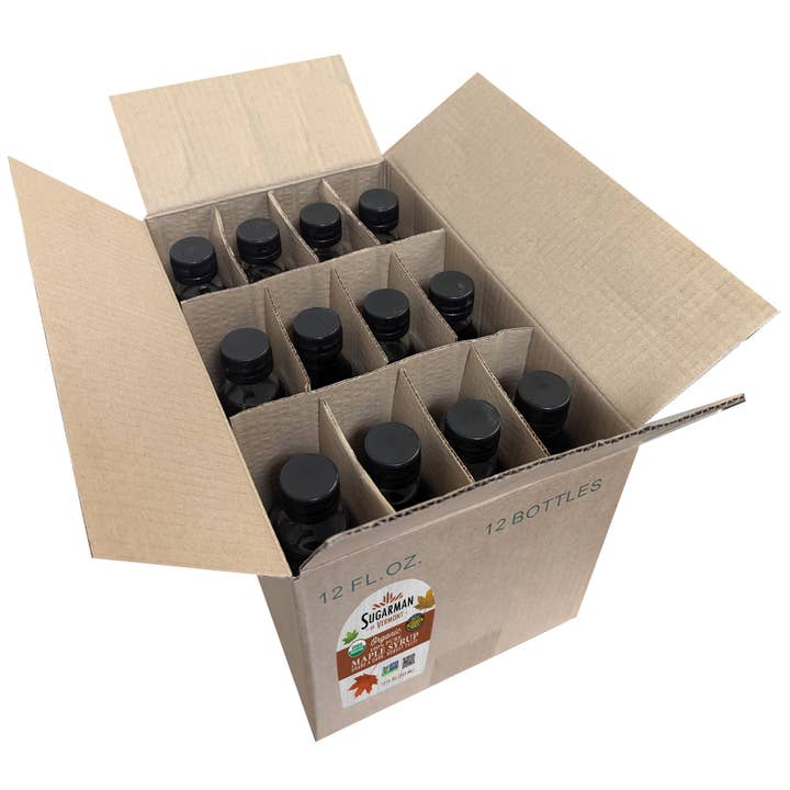 Sugarman of Vermont - Wholesale Maple Syrup - Organic Pure VT Maple Syrup, 12 fl. oz. (12/case)6