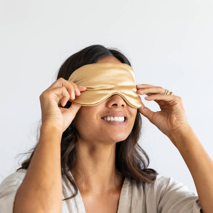 Summer Salt Body - Wholesale Sleep/eye mask - Dream Eye Mask - Gold - BULK BUY 10 UNITS 1