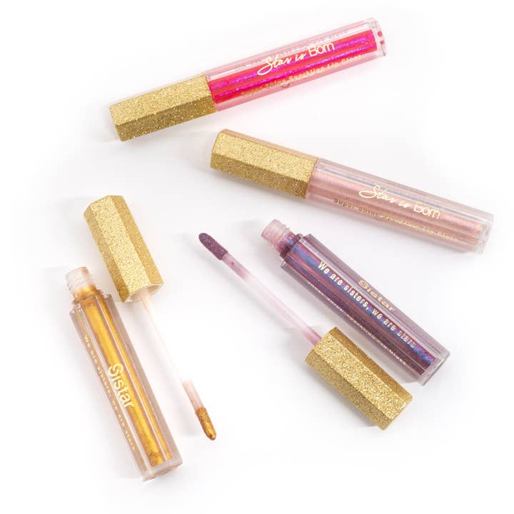 SM Beauty LLC - Wholesale Lip Gloss - Sistar - Star Is Born Holographic Lip Gloss | Paper Counter Display2