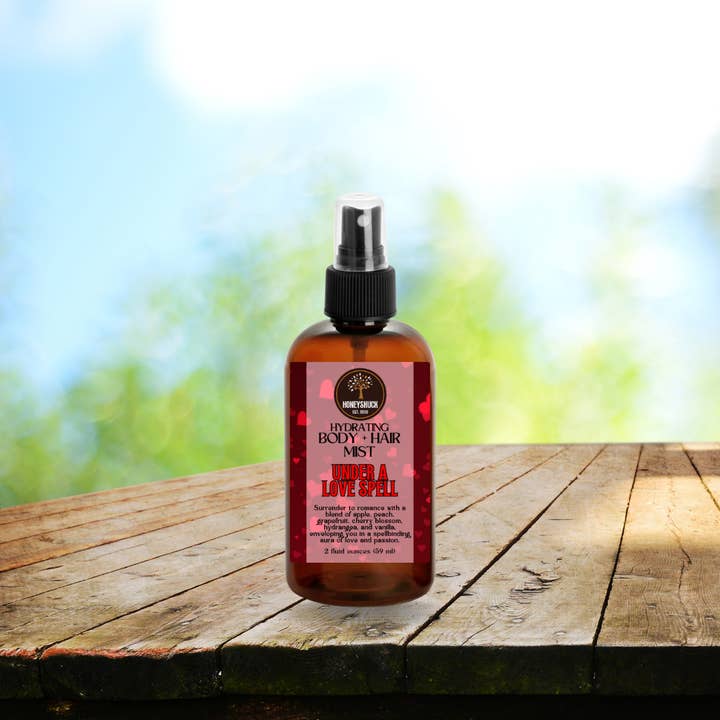 Body + Hair Mist | Hydrating Spray | 2 fl oz for wholesale by Honeyshuck Acres, LLC