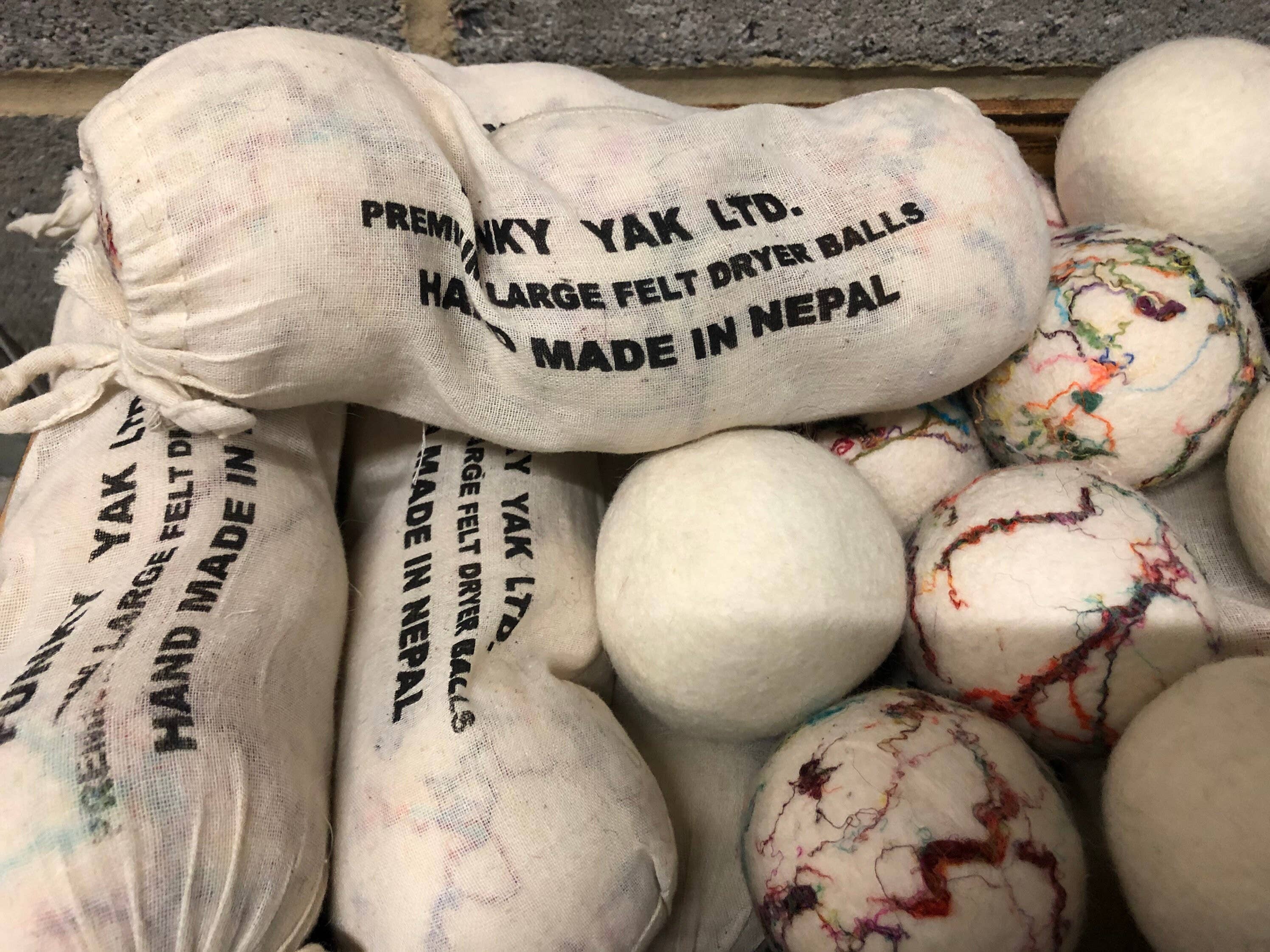 Funky Yak Ltd – wholesale Dryer balls – Handmade Eco Friendly Reusable Felt Dryer Ball5