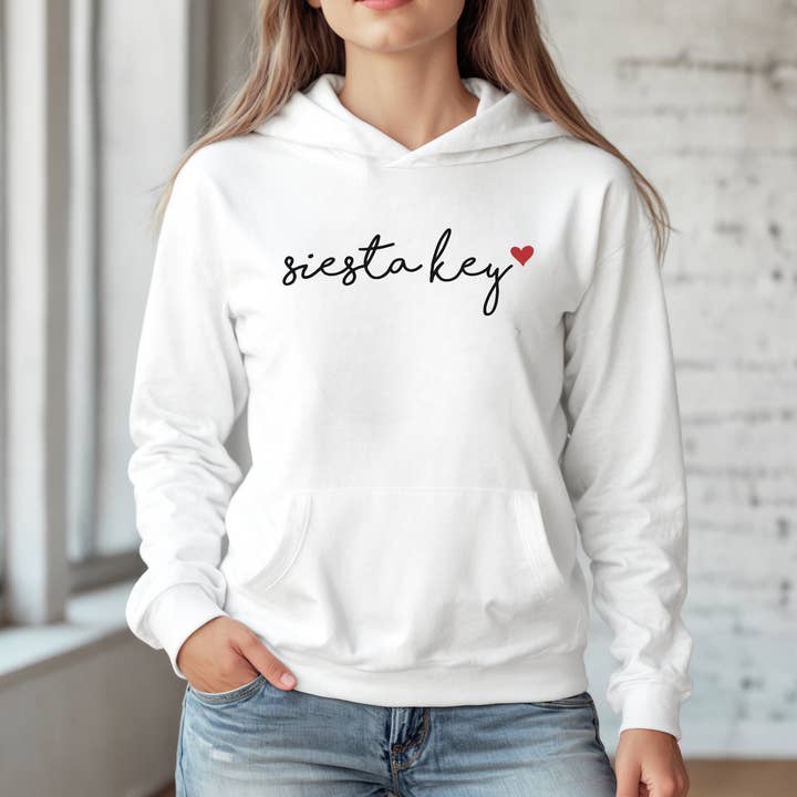 Custom Local Script Graphic Hoodie for wholesale by Salt + Fare