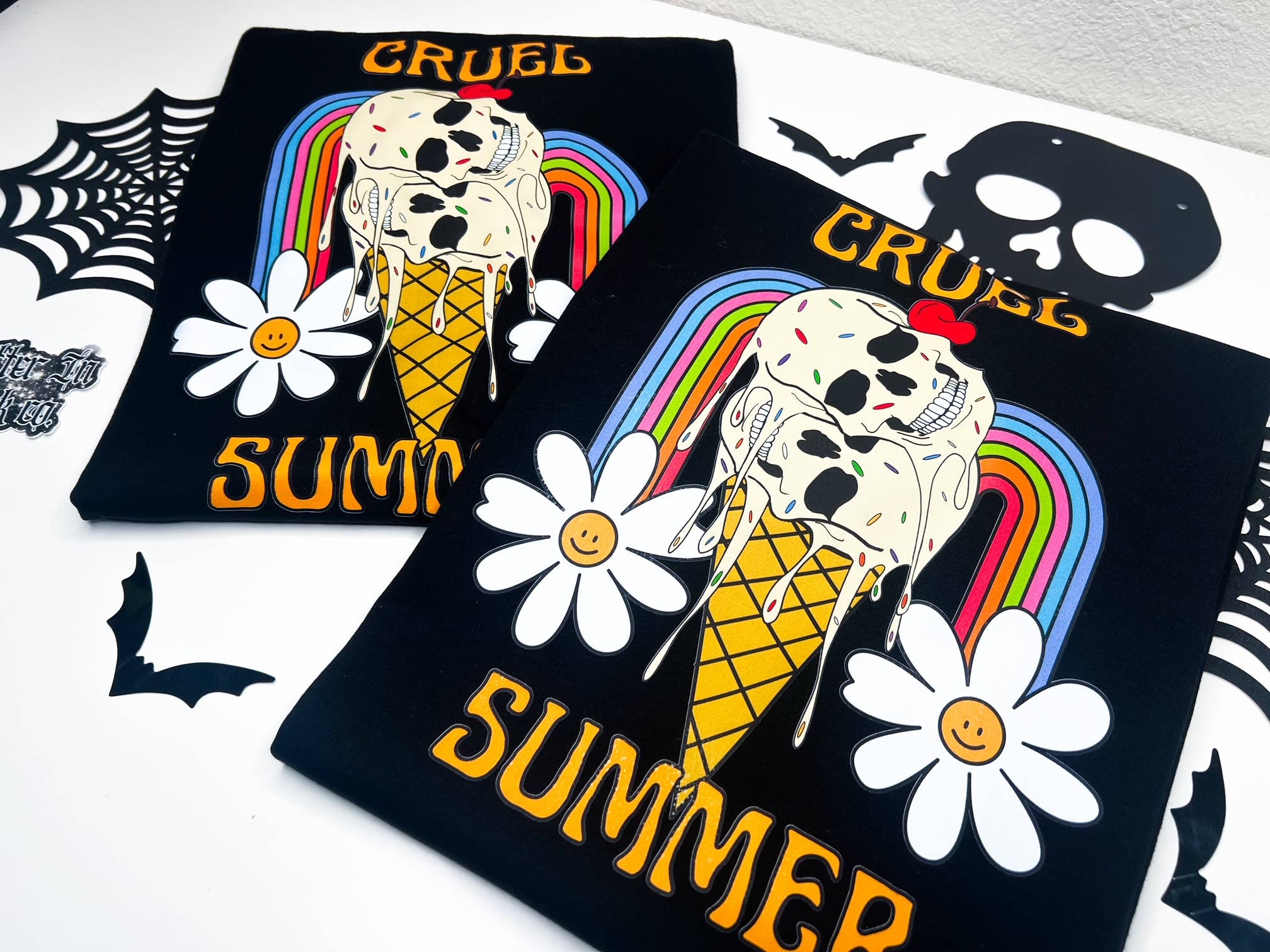 Better In Black Co - Wholesale T-Shirt (Graphic) - Women's -  Cruel Summer - Summer Skull Tee - Summer Shirts  1