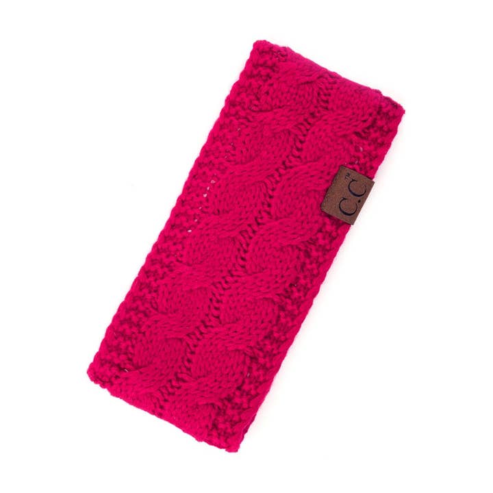 Hana - Wholesale Fashion Headband - Women's - C.C Cable Knit Solid Headband16