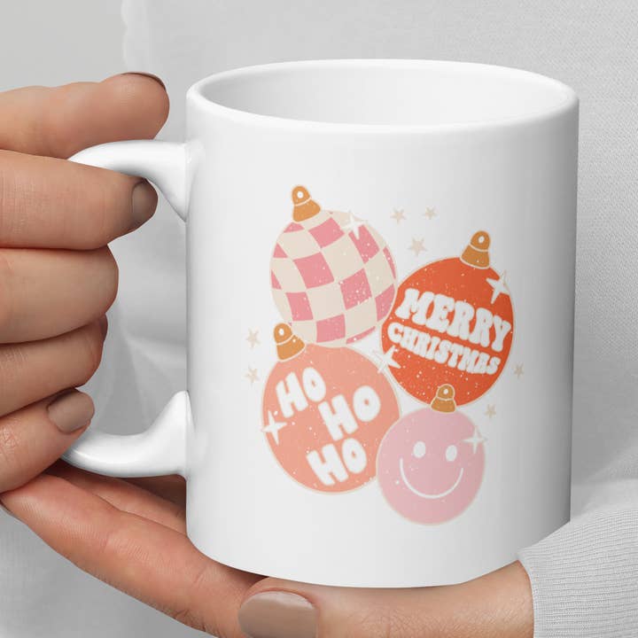 Tazza da caffè natalizia da discoteca | Natale per la vendita all'ingrosso da parte di a riley creations