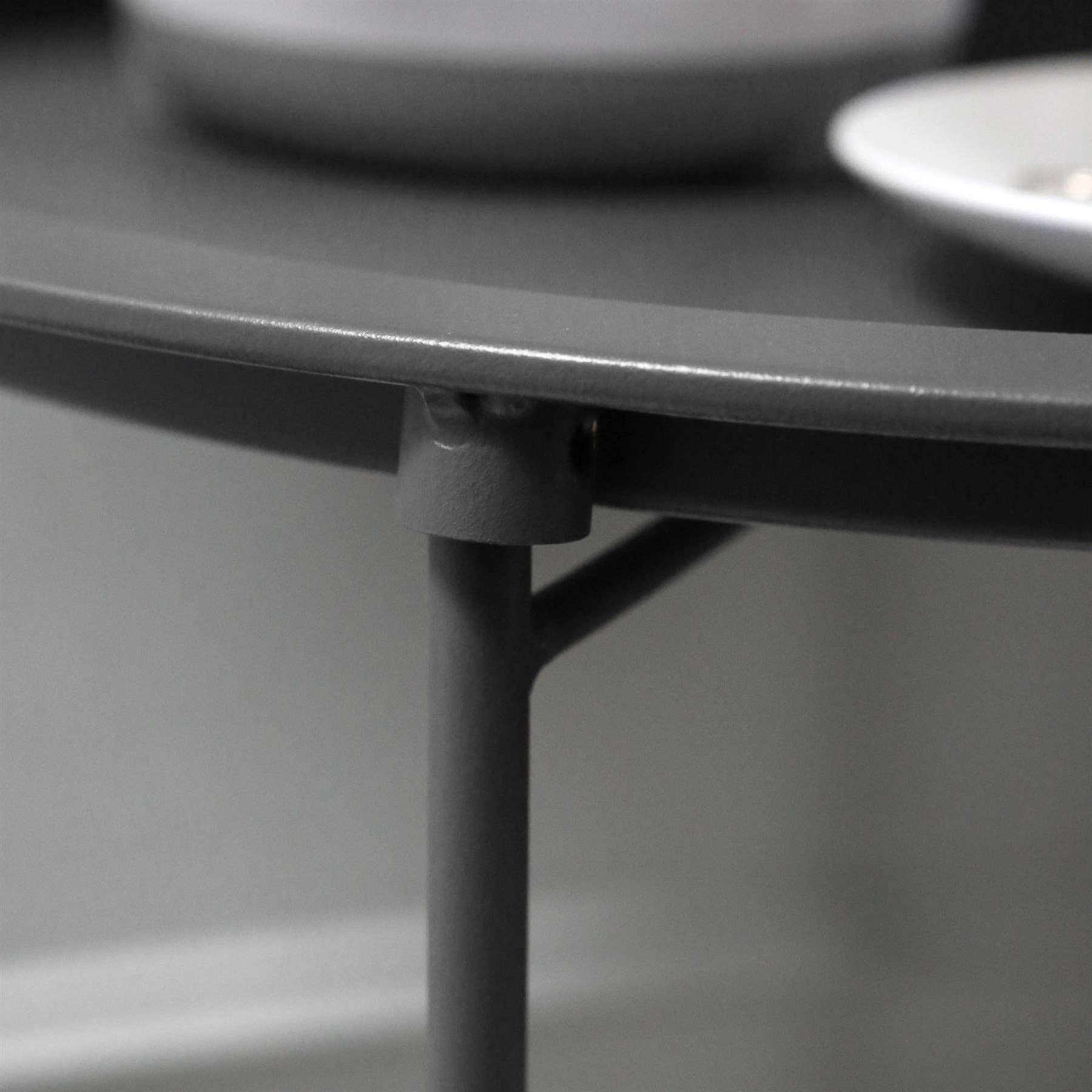 Rinkit Ltd - Wholesale Side Table - Round Steel Tray Table - By Harbour Housewares14