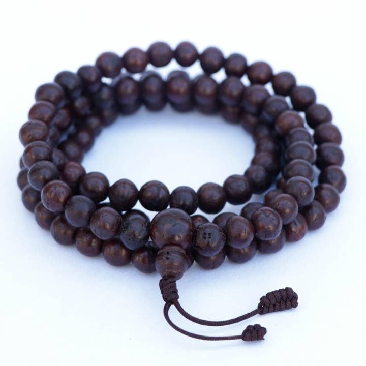 Nairu - A Wellness Boutique - Wholesale Prayer Beads Necklace - Phoenix Eye Bodhi Seed Mala0