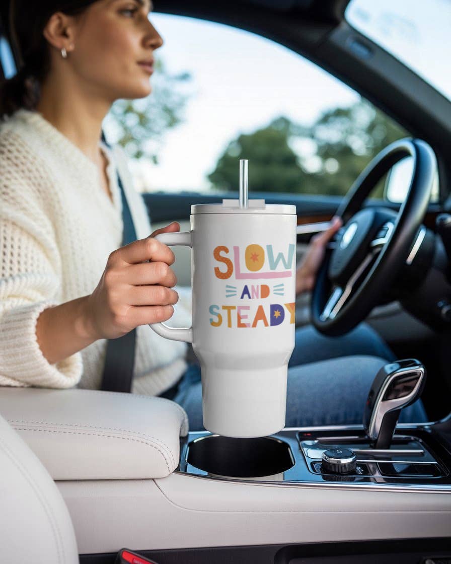 3dRose - Wholesale Insulated Mug/Tumbler - 3dRose, Slow and Steady, Tumbler9