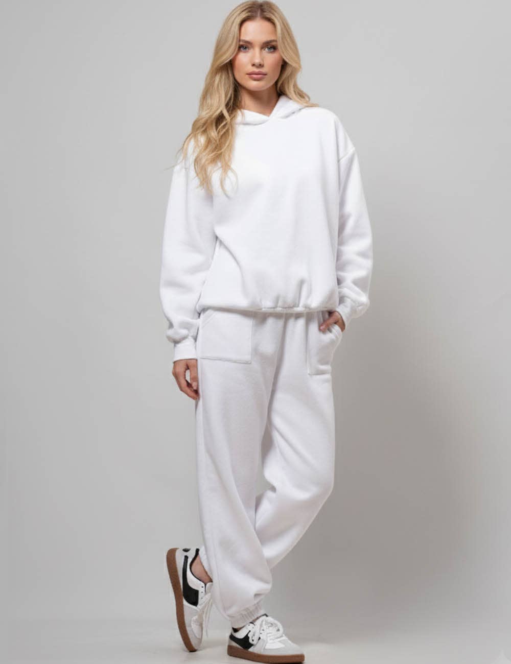 Sweetkama - Wholesale Lounge Set - Women's - Ladies Solid Color Hoodie and Pants Sets 2113377